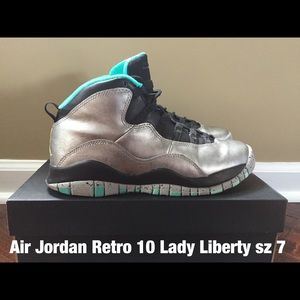 Air Jordan Retro 10 “Lady Liberty” sz 7y